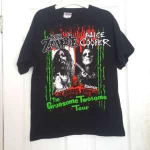 Gruesome Twosome Rob Zombie/Alice Cooper tee